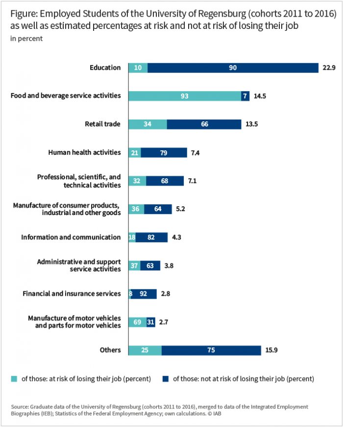 To work or not to work? A case study on the structure of student ...