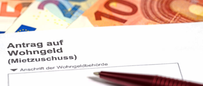 Antrag auf Wohngeld