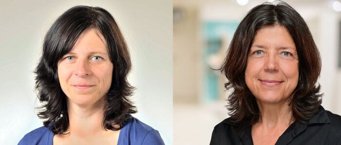 Portrait of Tanja Buch and Carola Burkert.